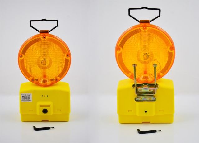 LAMPA OSTRZEGAWCZA BATERYJNA LEDOWA