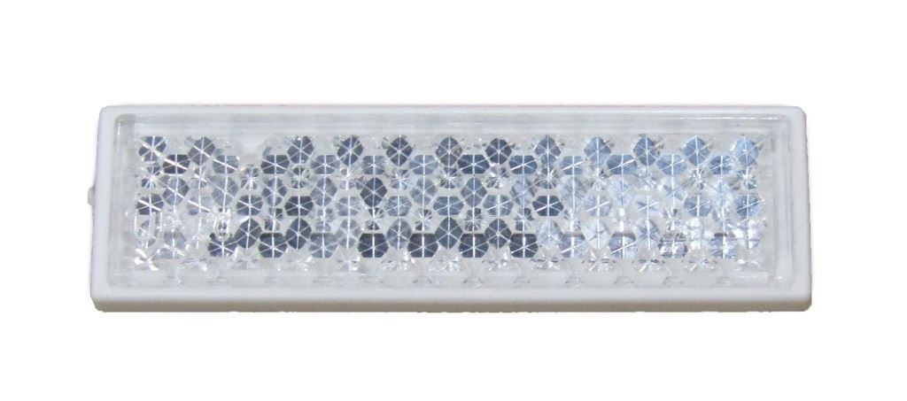 ODBLASK PRZYKLEJANY PROST.MALY BIALA