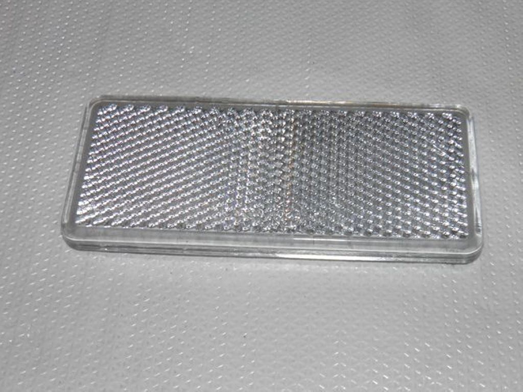 ODBLASK PROSTOKATNY BIALY 40X90