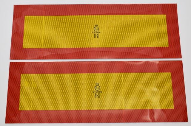 TABLICA WYROZN.PRZYCZEPY 2SZT KPL.FOLIA