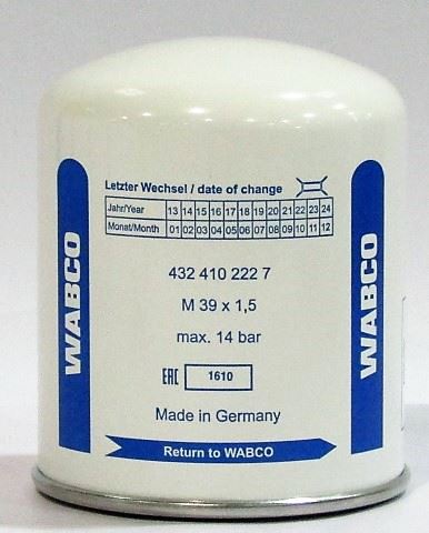 WABCO PÁRÁTLANÍTÓ PATRON FEHÉR M39X1.5