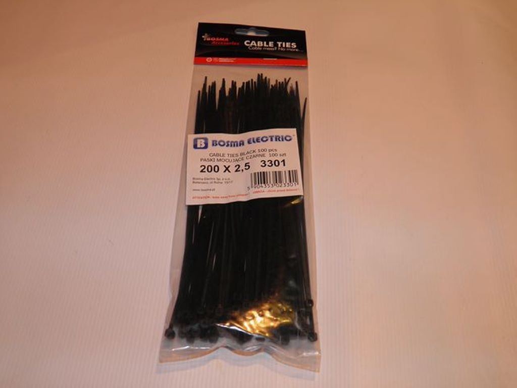 OPASKA PLASTIKOWA 200X2,5 KPL.100S