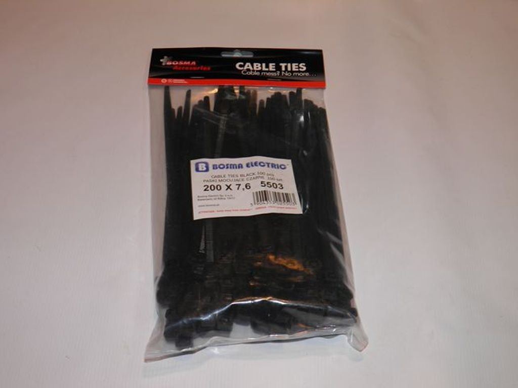 OPASKA PLASTIKOWA 200X7,6 KPL.100S