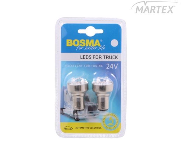 ZAROWKA 24V LED 5XLED BAY15D BIALA