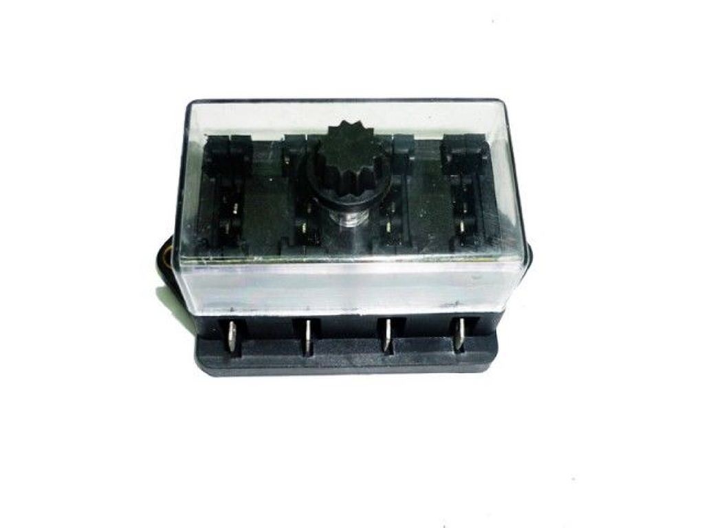 SKRZYNKA BEZPIECZNIKOW 4-BEZP.PLASKICH