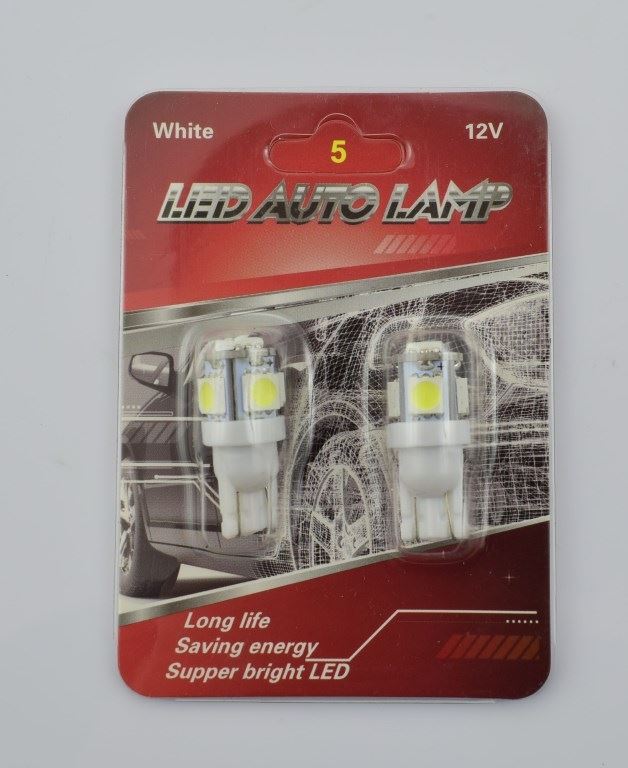 ZAROWKA 12V LED T10 5XLED BIALA KPL.2SZT