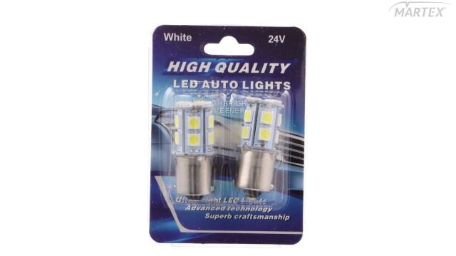 ZAROWKA 24V LED 13SMD LED BIALA