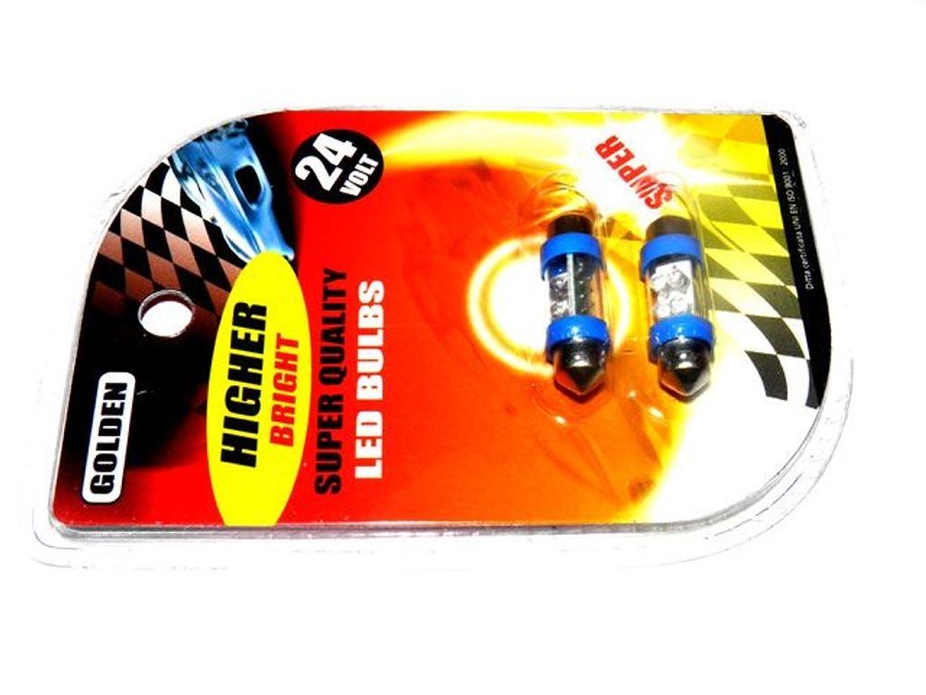 ZAROWKA 24V LED SV8,5 4XLED RURKOWA