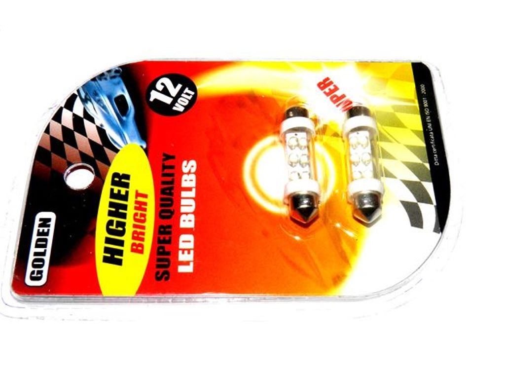 ZAROWKA 12V LED SV8,5 8XLED BIALA