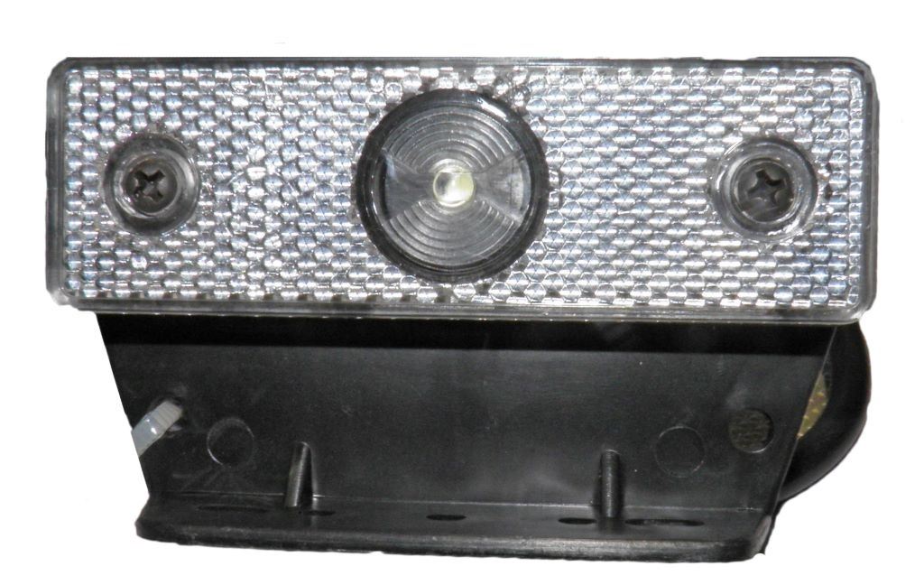 LAMPA OBRYS.LED BIALA 24V PROST.+MOCOW