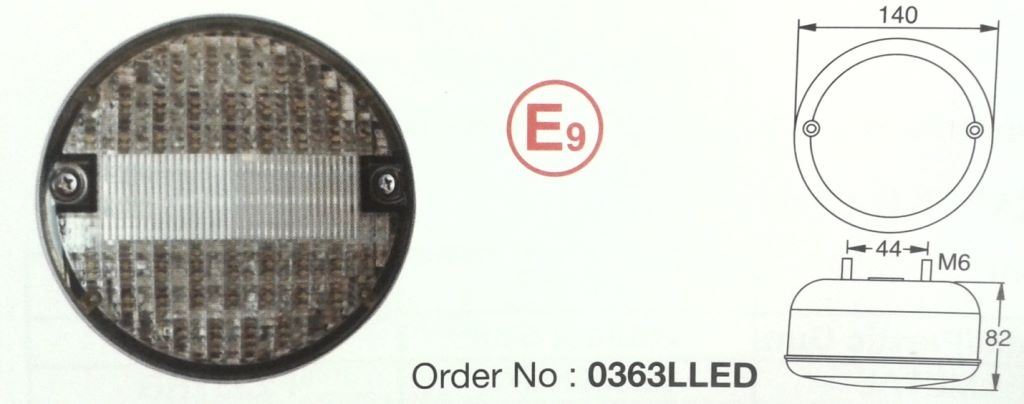 LED TOLATÓLÁMPA FEHÉR KEREK