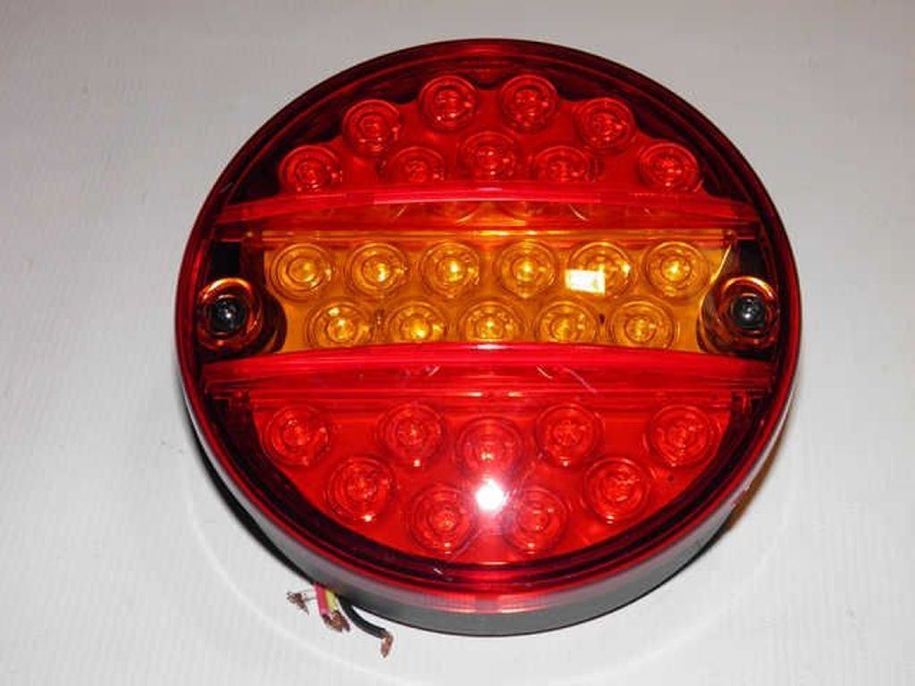 LÁMPA ASSEMBLY3-SEG.LED KEREK SÁRGA-PIROS