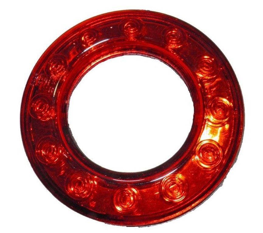 LAMPA BUS LED CZERWONA TYL