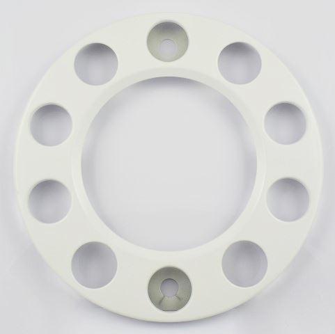 KERÉKBURKOLAT 10 LYUK FEHÉR FÉM.