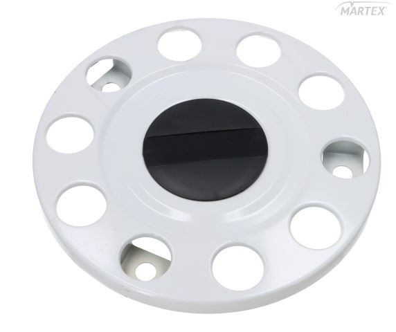 KERÉKBURKOLAT 10 LYUK FEHÉR TÖMÖR