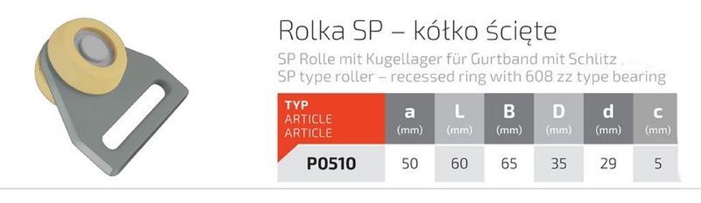 ROLKA DACHU 29X35 EDSCHA,ANBA