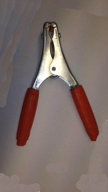 ZACISK KABLI ROZRUCHOWYCH XXL CZERWONY