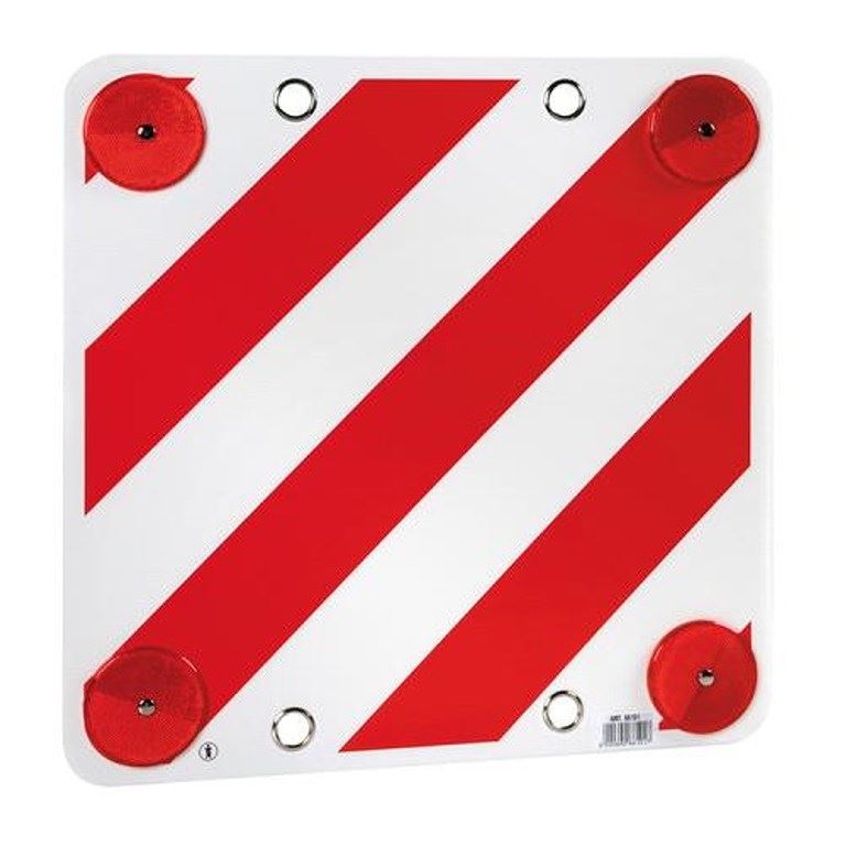 TÚLNYÚLÁS JELZŐ TÁBLA 500X550 4 FÉNYVISSZAVERŐ