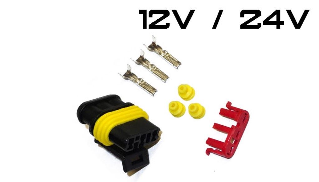 ZLACZE AMP SUPER SEAL 3 PIN WTYCZKA