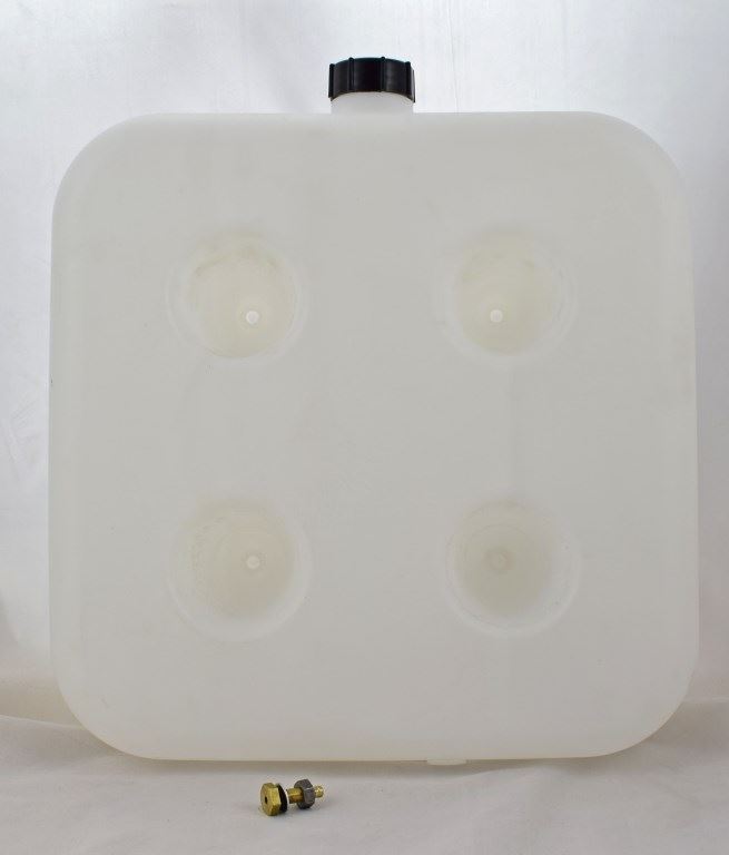 ZBIORNIK PALIWA OGRZEWANIA WEBASTO 20L PLASTIKOWY BIALY, 4 OTWORY MONTAZOWE