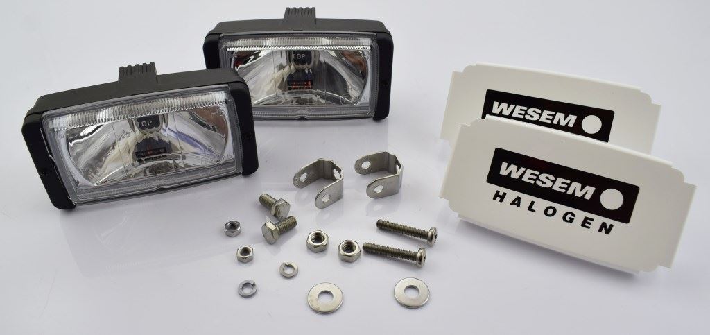 HALOGÉN KÖDLÁMPA EGYENES. 2 DB-OS KÉSZLET