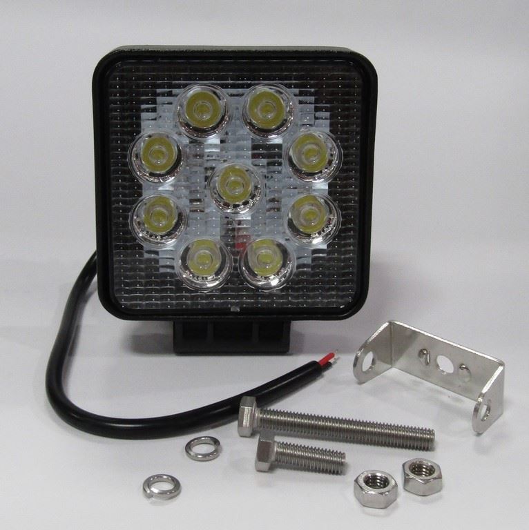 MUNKA LÁMPA LED NÉGYZET 9LED 9X3W