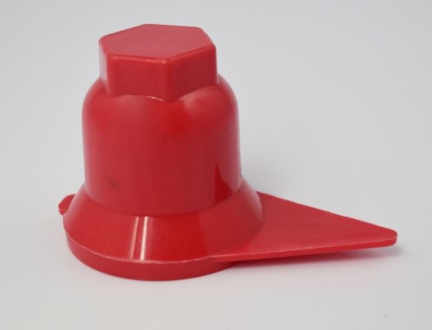 OSLONA SZPILKI KOLA S-32 PLAST.CZERWONA