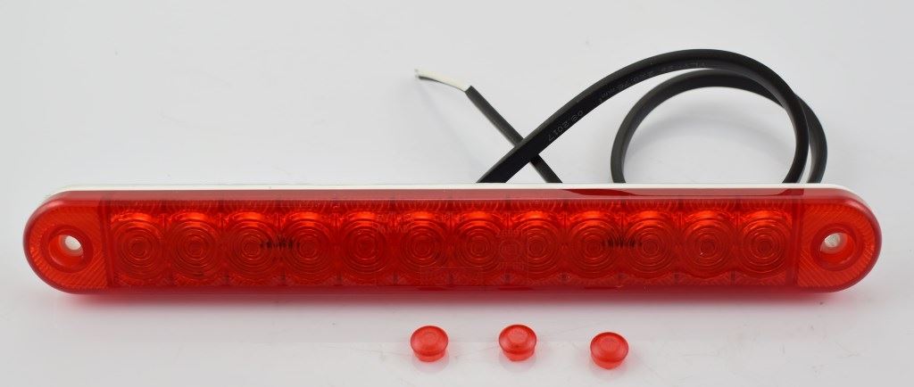 LAMPA STOP LED 12/36V CZERWONA