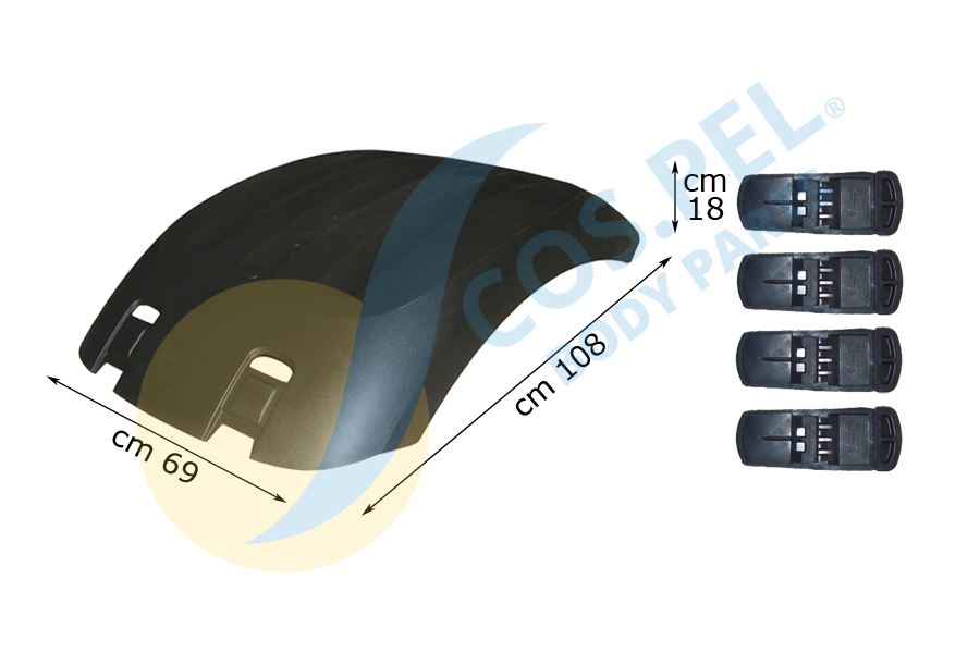SÁRVÉDŐ DAF XF105 HÁTSÓ FELSŐ RÉSZ