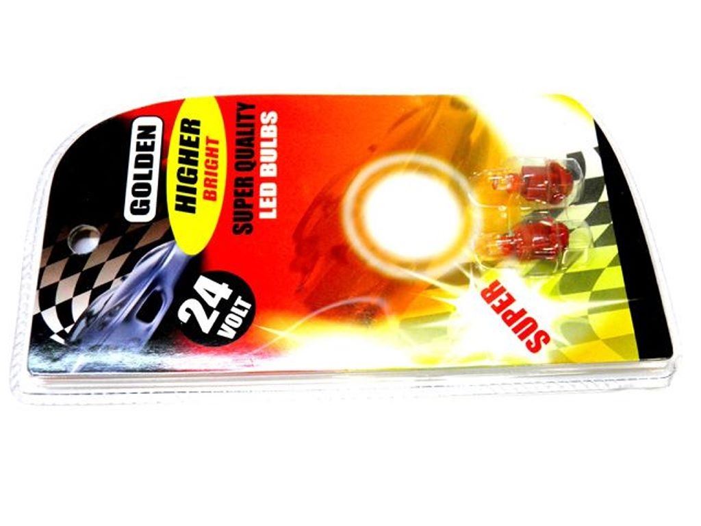 ZAROWKA 24V LED BAX 1XLED CZERWONA