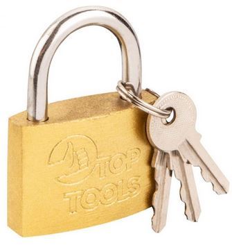 KLODKA 50MM 2 KLUCZE