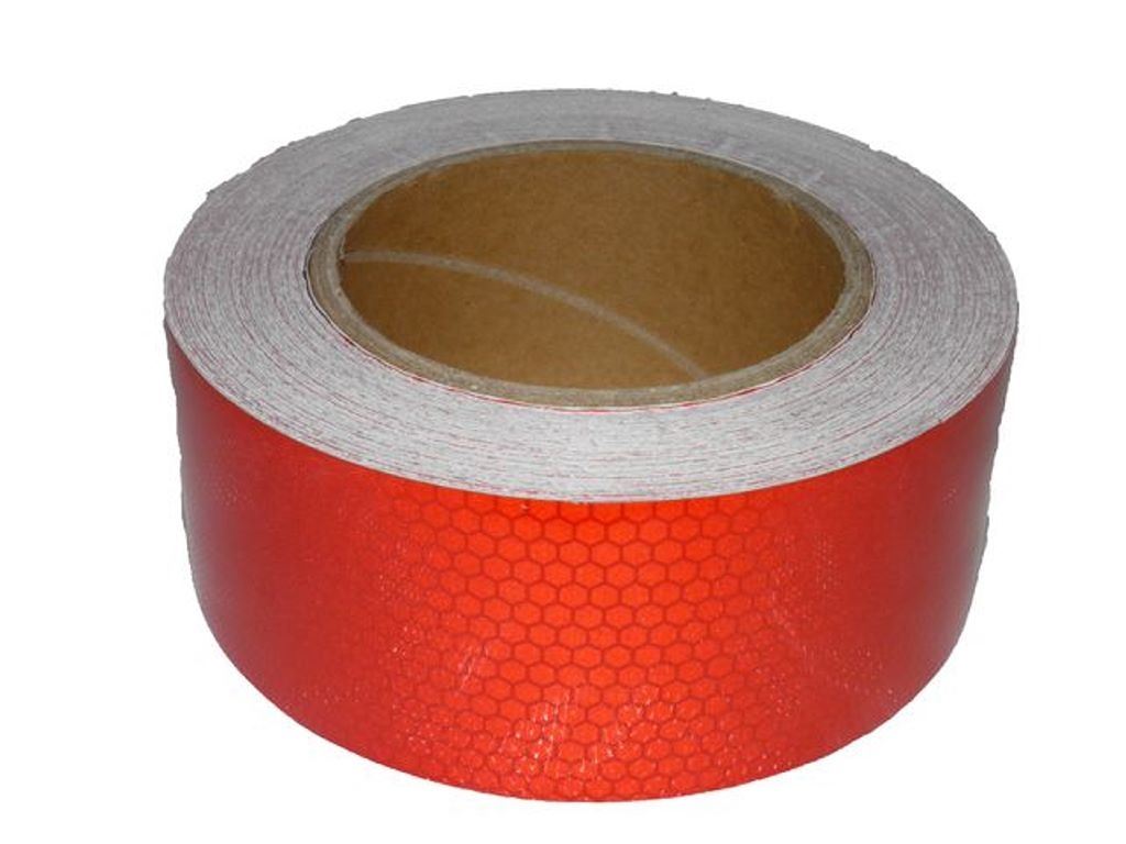 PIROS FÉNYVISSZAVERŐ SZALAG 5 CM SZÉLES