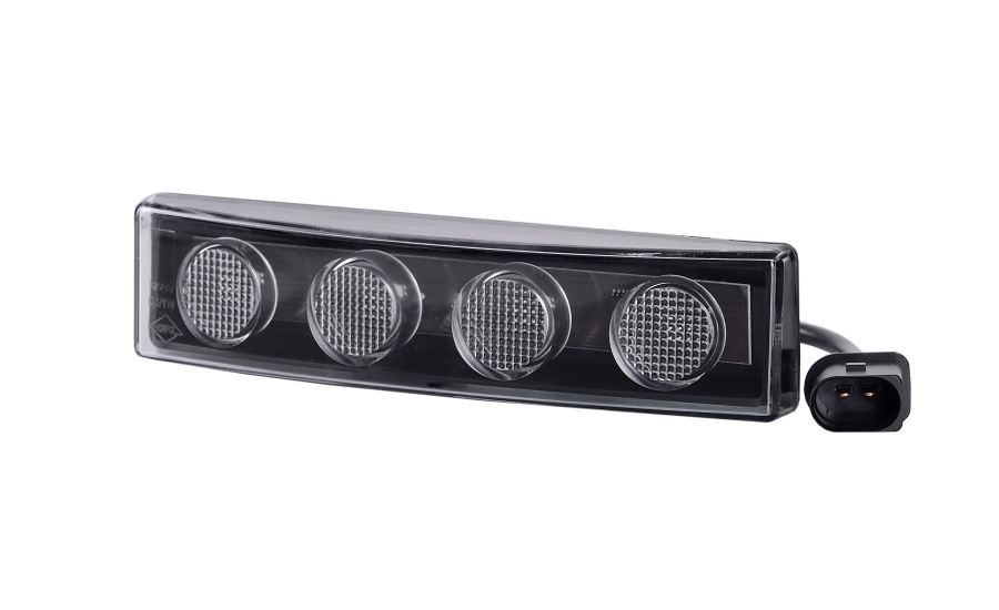 LAMPA DASZKA SCANIA LED BIALA