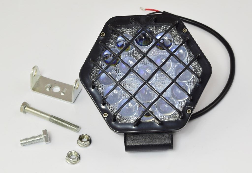 LED MUNKALÁMPA HATSZÖGLETŰ 16 CREE LED
