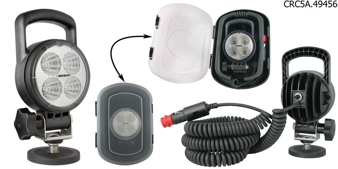 KEREK LED MUNKALÁMPA 4LED FI86