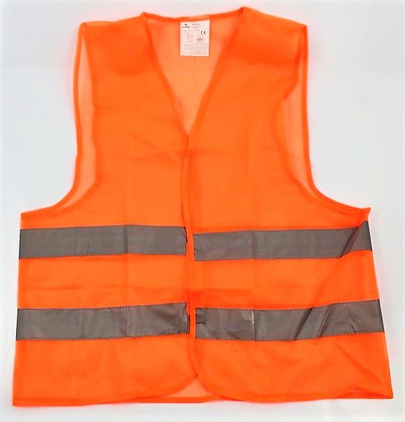KAMIZELKA OSTRZEGAWCZA POMARANCZOWA