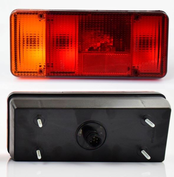 LÁMPA ÖSSZESZERELÉS. IVECO ST/TYPE BAL PIROS